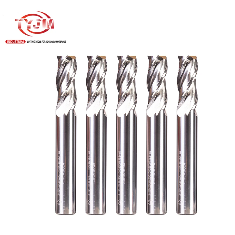 Carbide Flat End Mill Milling Cnc Cutter Tools For Aluminium Hrc60 Milling Cutter milling Machine carbide Endmill