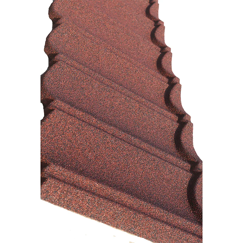 Customization thickness new color bond type Lightweight color stone coated metal accessories roof tile