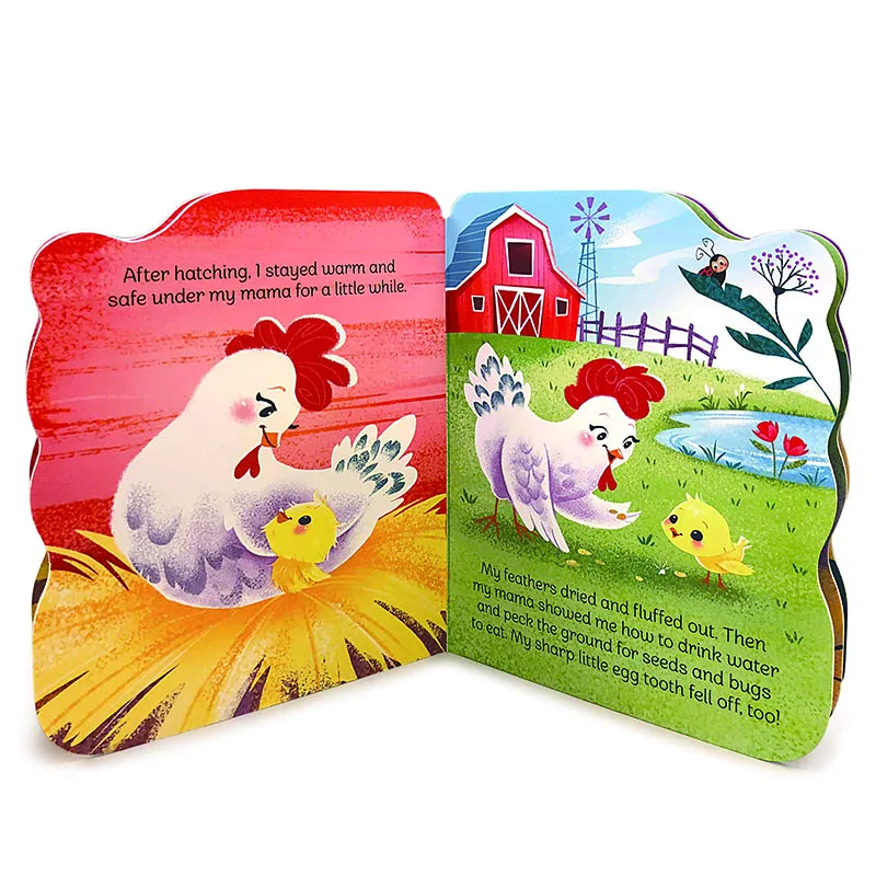 ULi customized children books printing board book opposite story hardcover books for kids full color board best gifts for babies