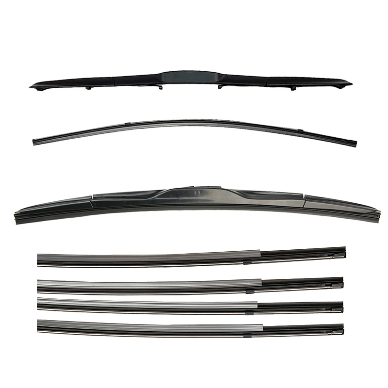 8mm all season best-selling replaceable wiper blade rubber refill with steel for hybrid wiper blade car exterior accessories