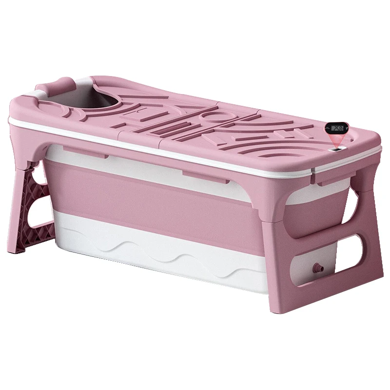 Высокое качество 140 см Большая Пластиковая Складная Ванна для взрослых