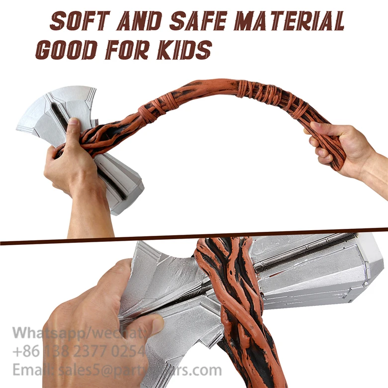 2022 Новый Съемный Детский игрушечный топор реквизит для Хэллоуина косплея фильма оружие из ПУ пены Stormbreaker Thor топор