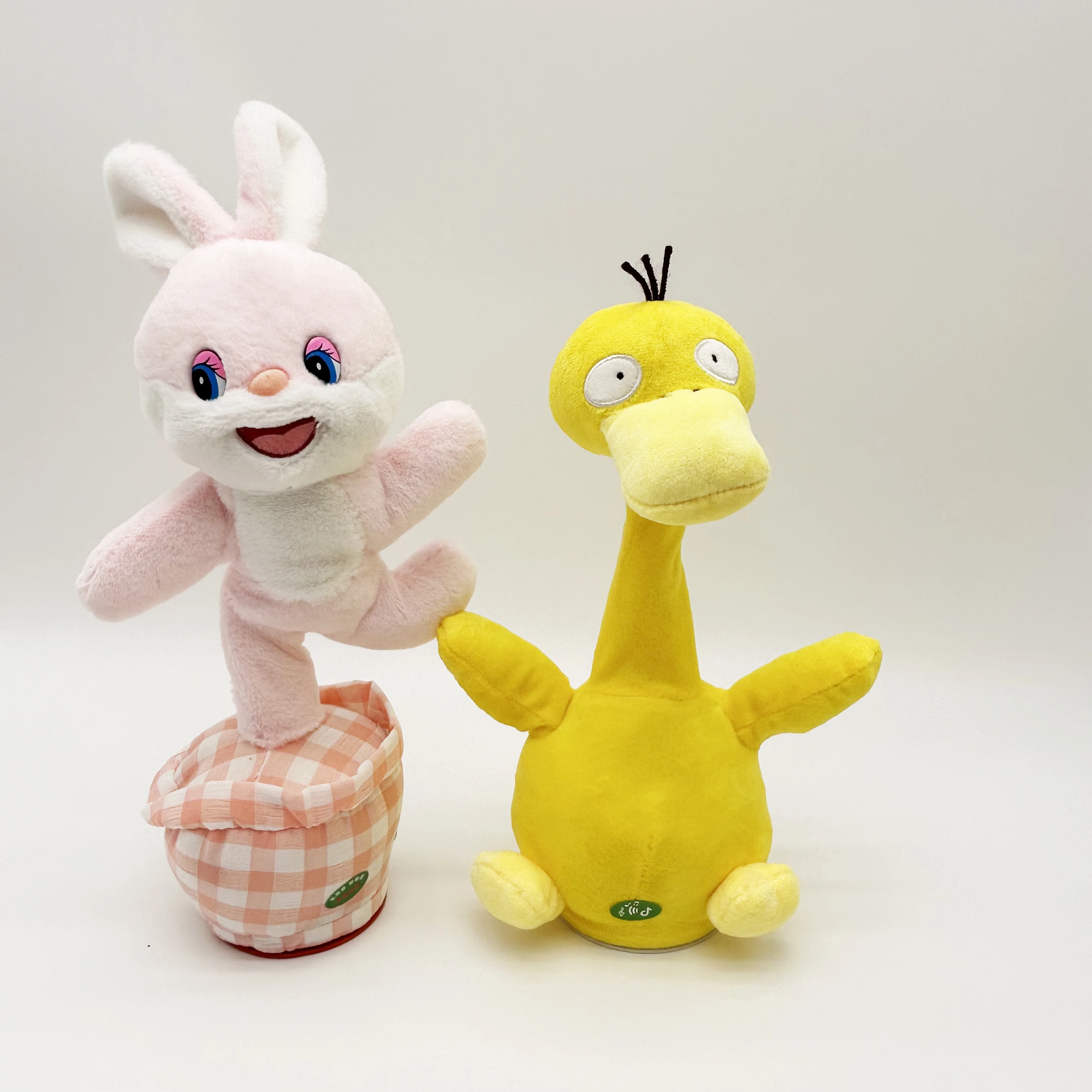 Hot sale product rechargeable with battery soft stuffed funny clown plush toy multifunction