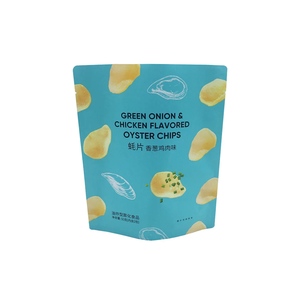 Food Packaging Small Doypack Stand up Pouch Chips Candy Peanut Coconut Plastic Aluminum Foil PE Gravure Printing Mylar Bag