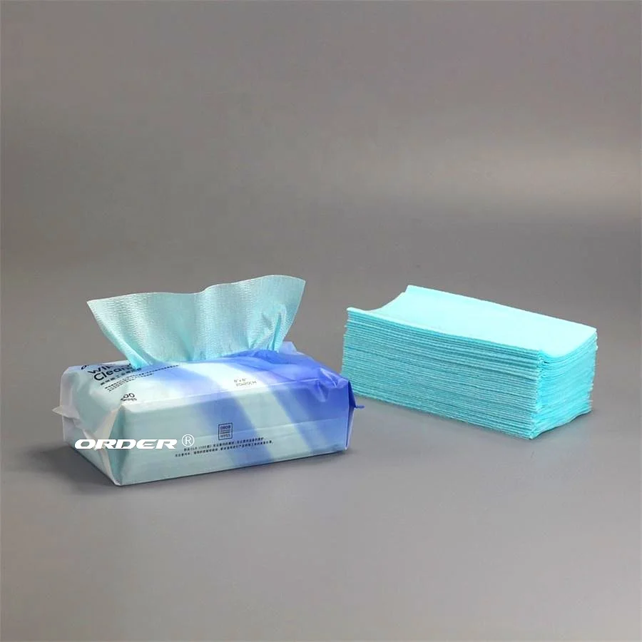Cross industry C fold non-woven disposable spunlace nonwoven industrial multi-purpose cleaning rags wipes