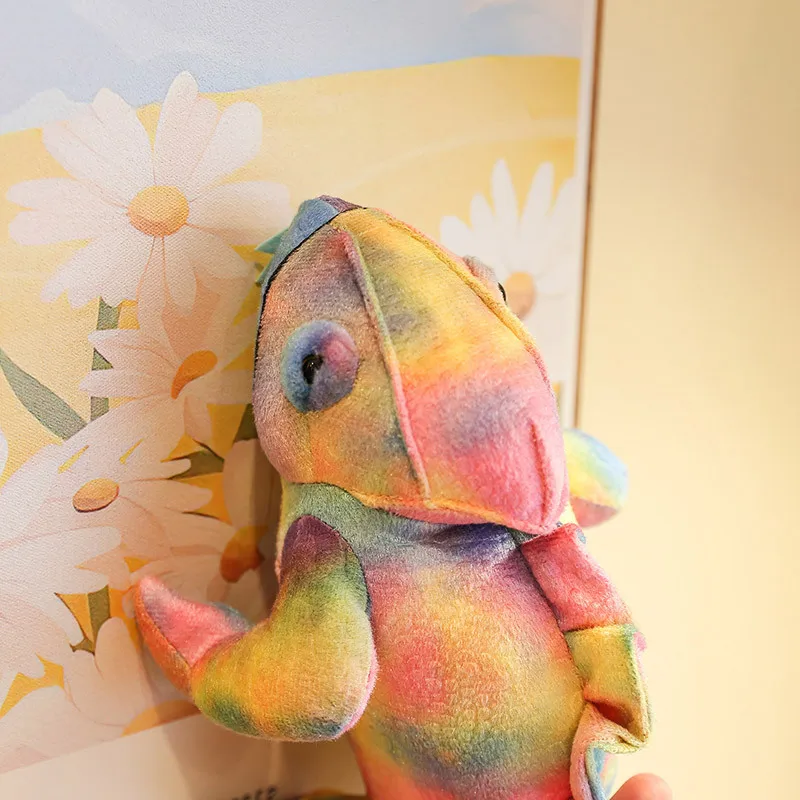 Linkbrand cpc Custom New Design Simulation Plush Chameleon Toy Plush Realistic Reptile Lizard Plush Toy
