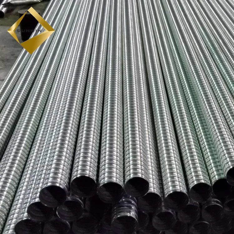 Post Tension Galvanized Duct Metal Corrugate Duct