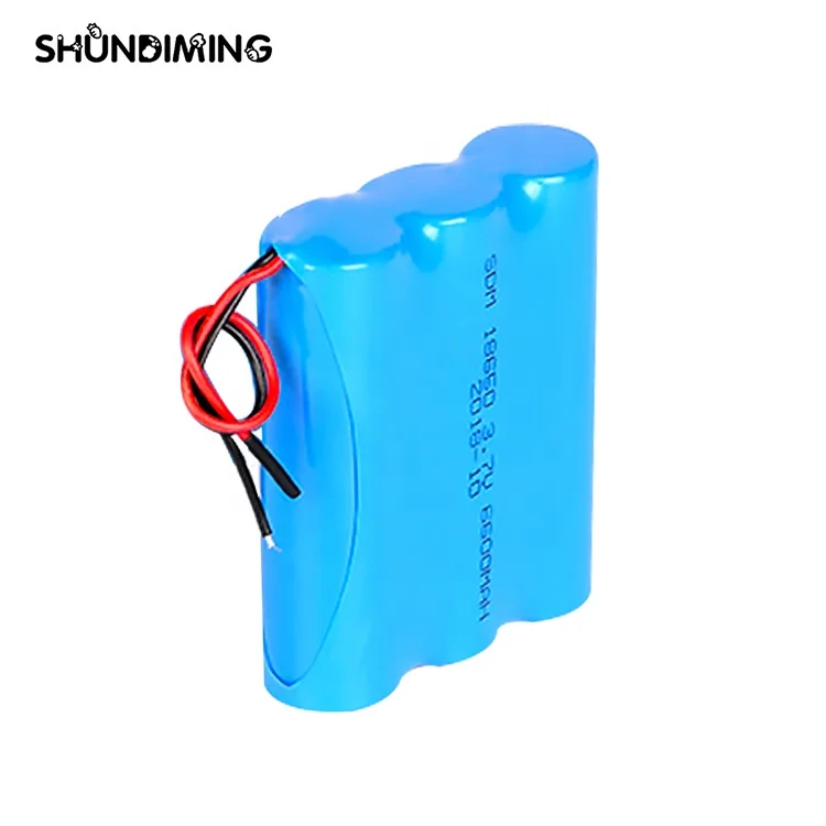 Перезаряжаемая литиевая батарея 18650 Sanyang Батарейная батарея BMS wire 1s3p 3,7 в батарейный блок 6600 мАч