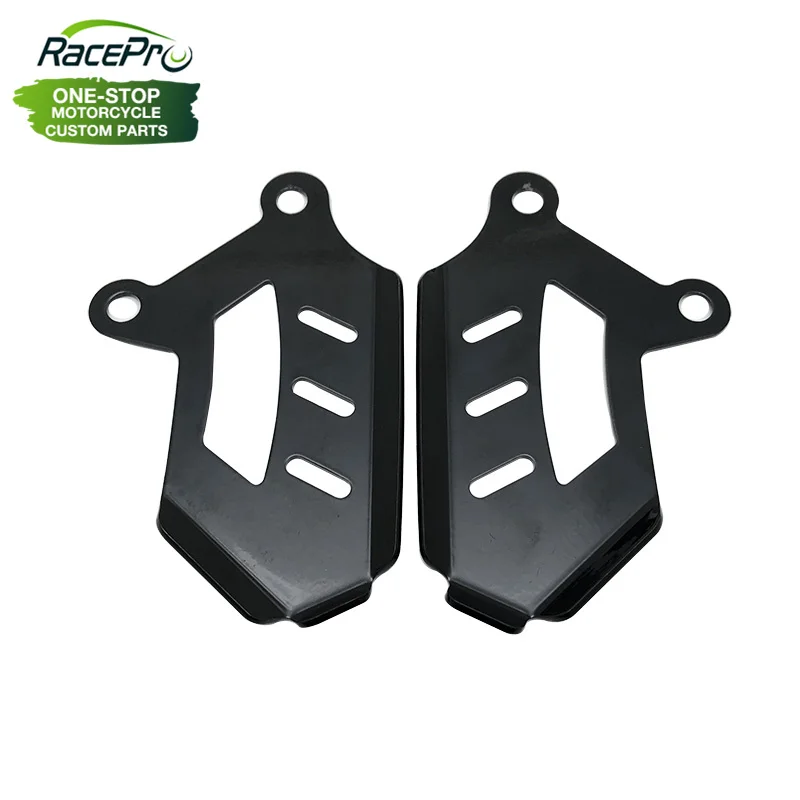 RACEPRO New Black Silver Motorcycle Front Brake Disc Rotors Covers Guard Protection Fit For BMW R18 R-18 R 18 2020 2021 2022
