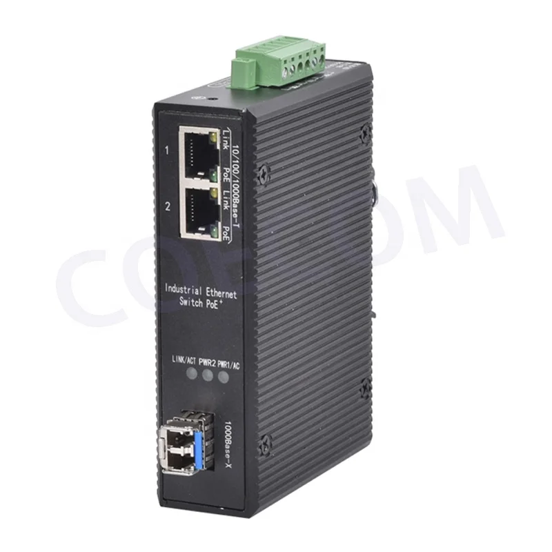 
Factory Price 1000M Media Converter Optical Media Converter Ethernet Fiber Media Converter MM SFP LC to RJ45 