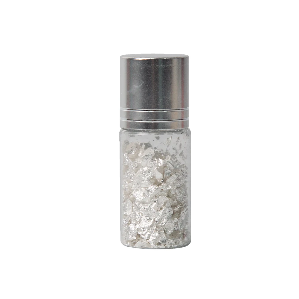  0.1g Hot Sale Kinno Medium Genuine Edible Silver Flake for Cake Wine