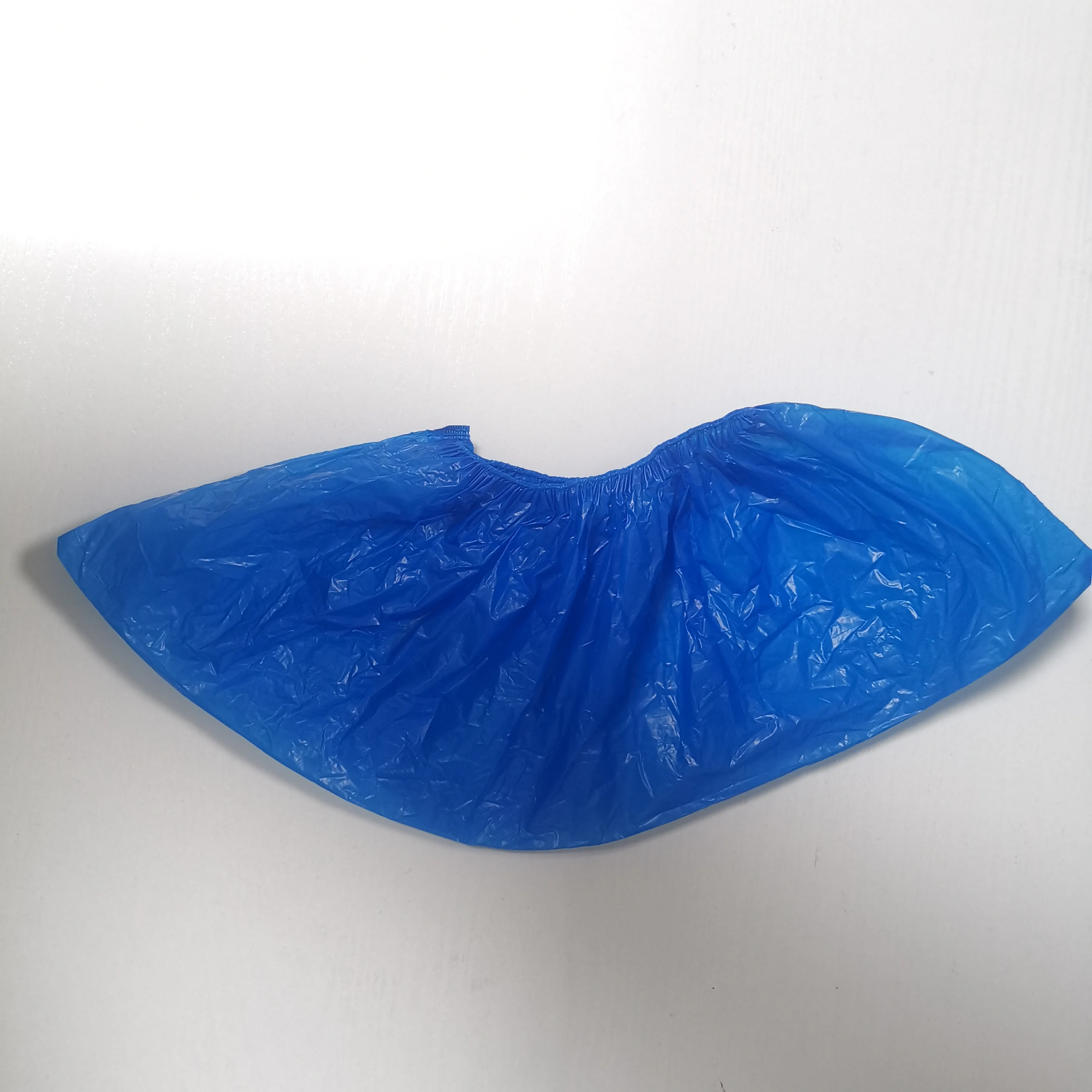 Cheap Waterproof Anti Skid CPE Pe Blue Disposable Plastic Shoe Cover dispenser disposable CPE shoe covers