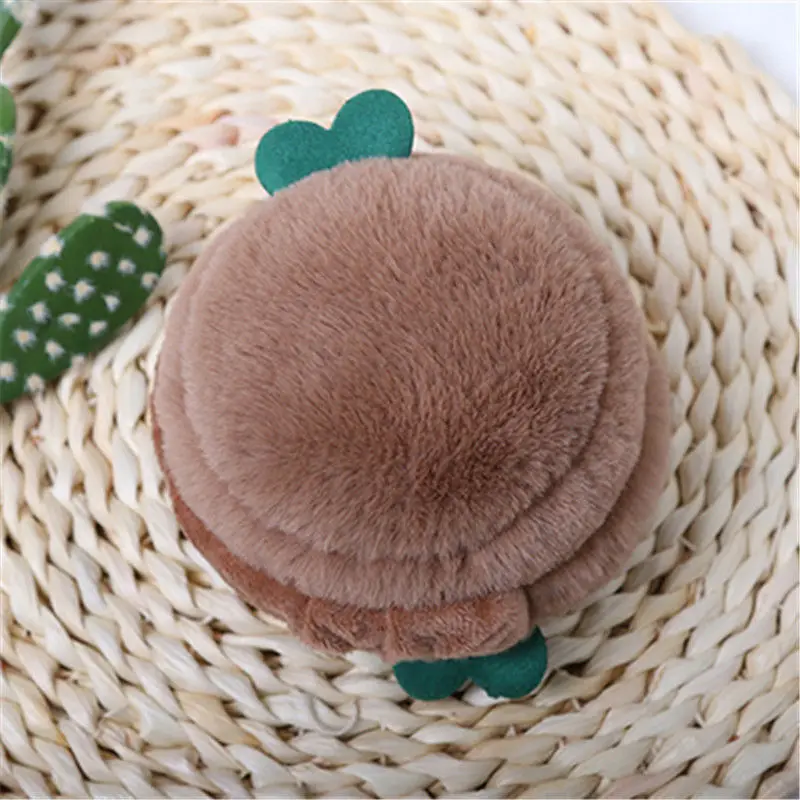 2021 Folded warm winter earmuffs female plush ears warm super cute rabbit hair bean sprout ear muffs