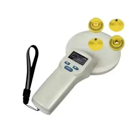 Digitization Electronic Ear Tag Identifier Rechargeable Microchip RFID Ear Tag Reader Handheld Identification Scanner