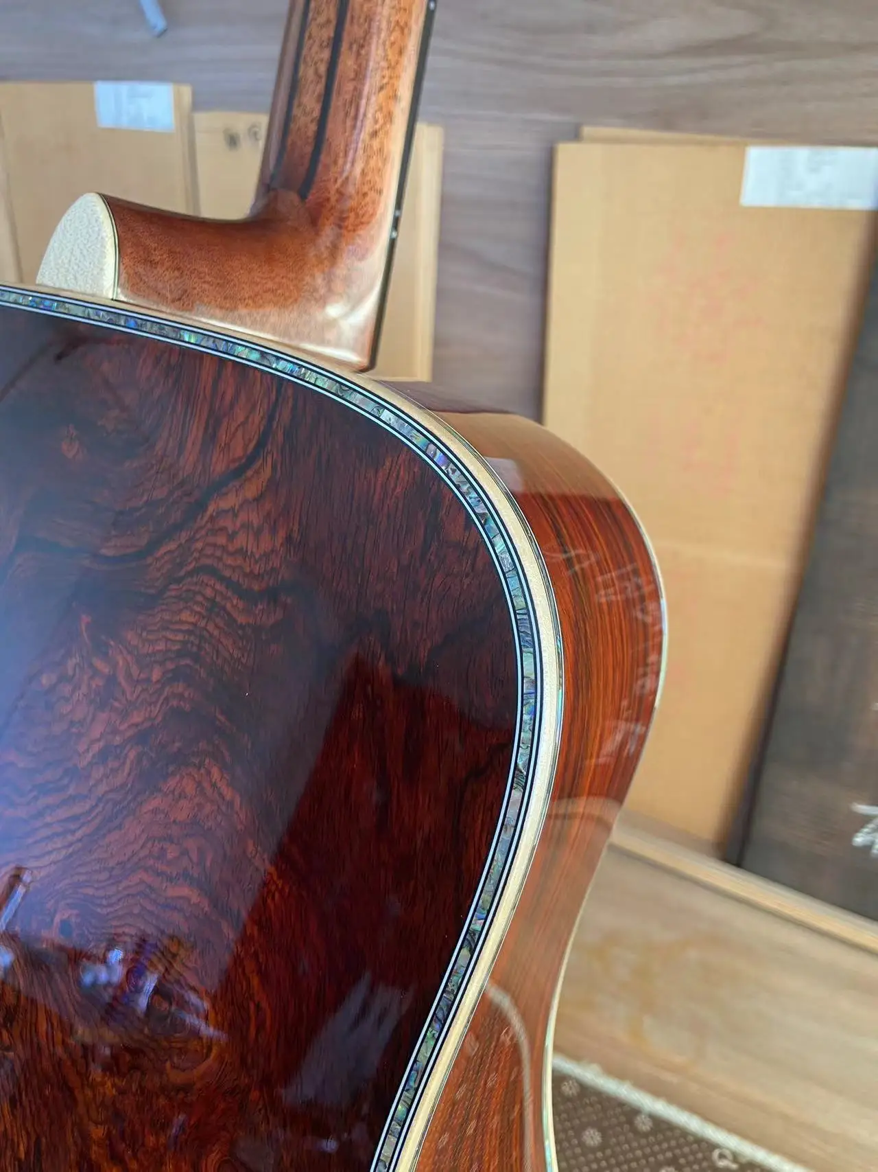 Handmade Adirondack Spruce (15 Years) All Solid Acoustic Guitar JD-950 Custom Quality Wholesale Service Mahogany Back/Side