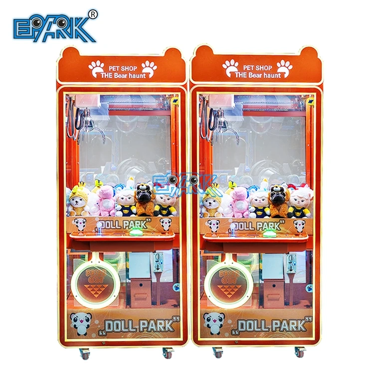 EPARK Dolls Catcher Games Machine Coin Operated Toy Arcade Crane Claw Machine