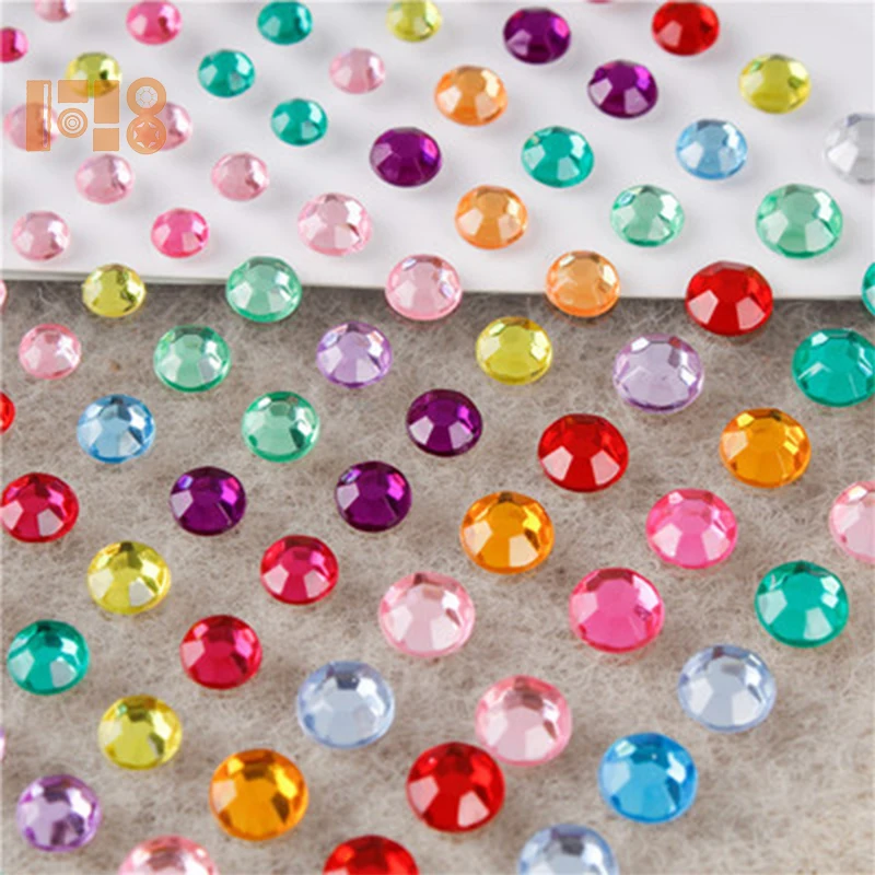 NEW Rhinestone Self Adhesive Acrylic Gems star sticker-small star stickers