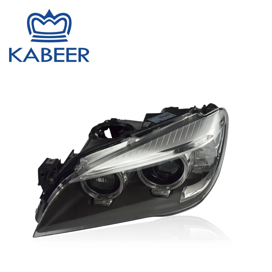 Kabeer headlight for  BMW 2009 7 series F01/F02 upgrade to 2014 F02 facelift new led angel headlights