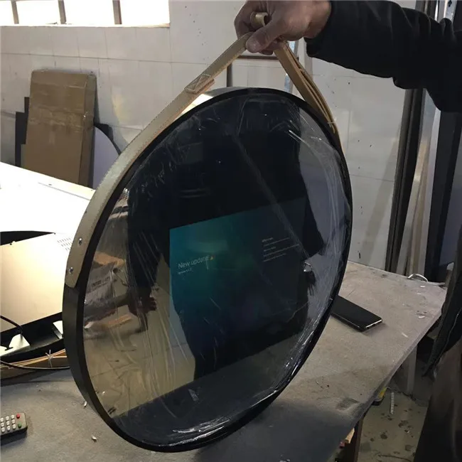 Modern 20 Smart Bathroom Led Mirror Wall Watch Mirror Silver Villa