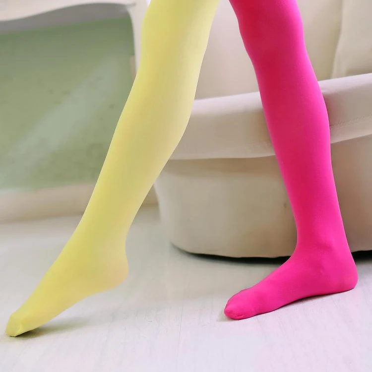 Детские колготки, детские колготки, однотонные колготки