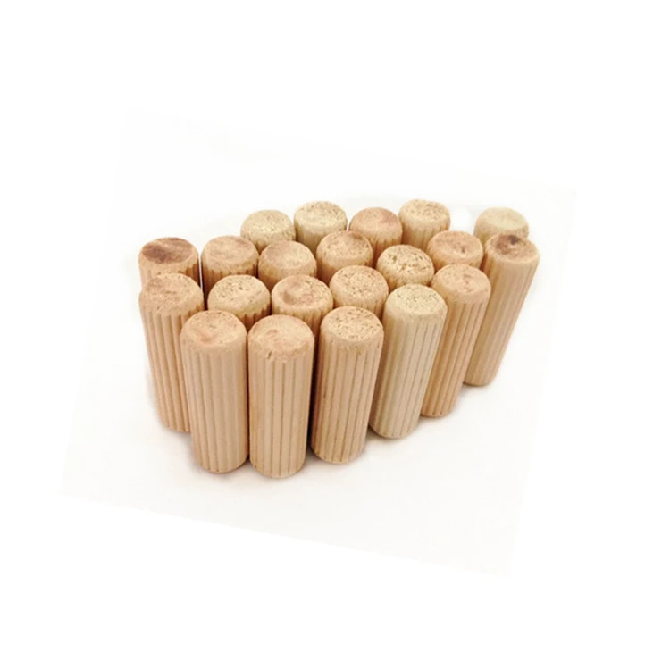 Newest Wholesale Supply Furniture Fittings Wooden Dowel Pins Rod Wooden Dowel