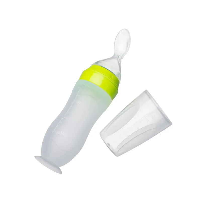 Amazon Hot Sale Comotomo Baby Bottles 6 Months Plus Feeding Bottle Spoon