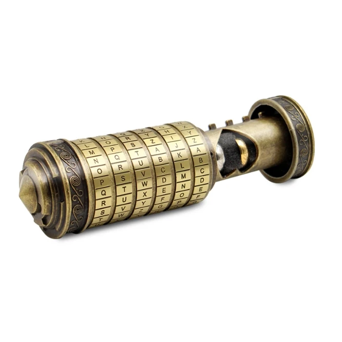 Davinci Code Cryptex Password Lock Iq Brain Puzzle Romantic Funny Gift For Friend Juegos De Ingenio Rompecabezas passworkd