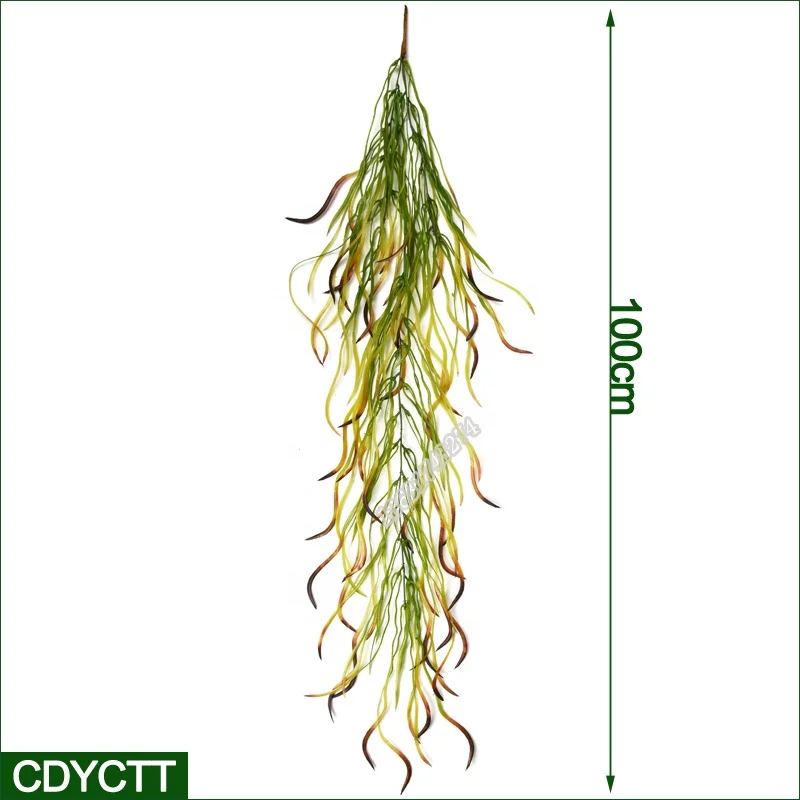 Factory price autumn flower 100 cm fake vine artificial hanging plant for wall decor