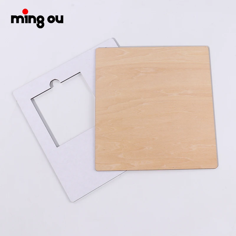 MDF sticky note pad blanks sublimation MDF memo note
