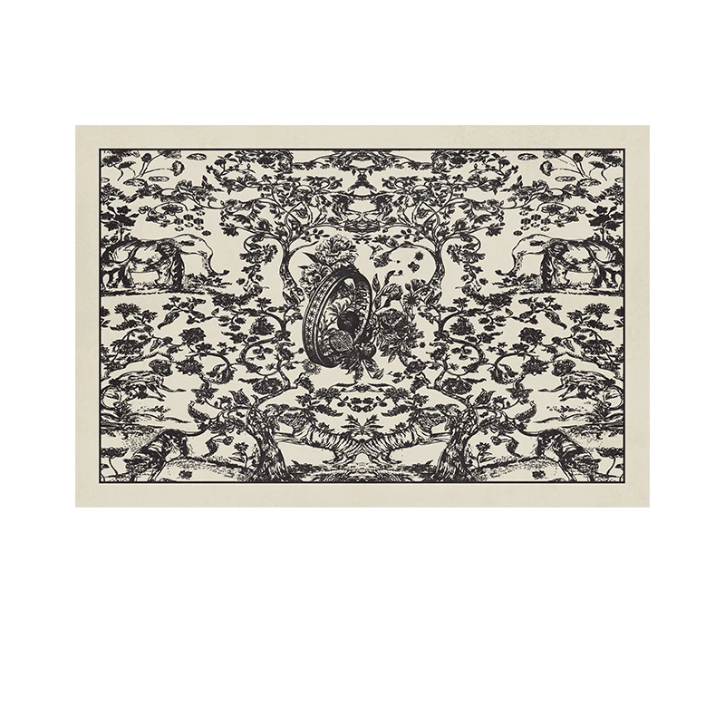 Machine made high end anti slip living room rugs pop art luxury multicolored home textiles carpet