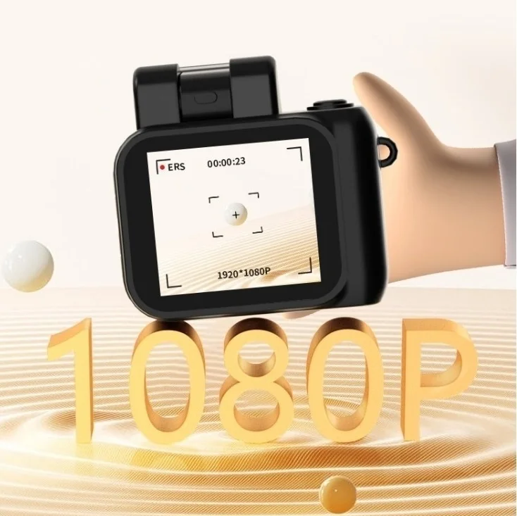 Y4000 Mini Camera1080P HD Camcorder Portables Retro Travel Vlog Student Compact Camcorder Rechargeable Long Lasting