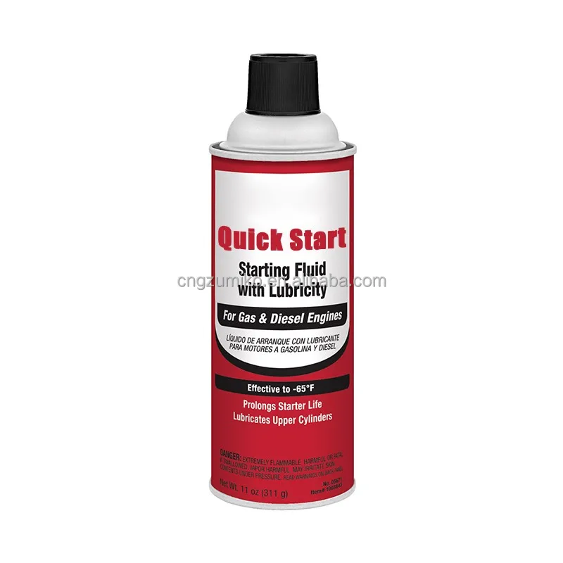 Winter Low Temperature Easy Quick Start Agent Liquid for Car Engine Starting Fluid Spray