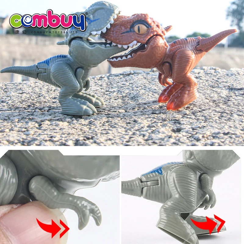 Bite fingers carry key chain model cute mini toy dinosaur