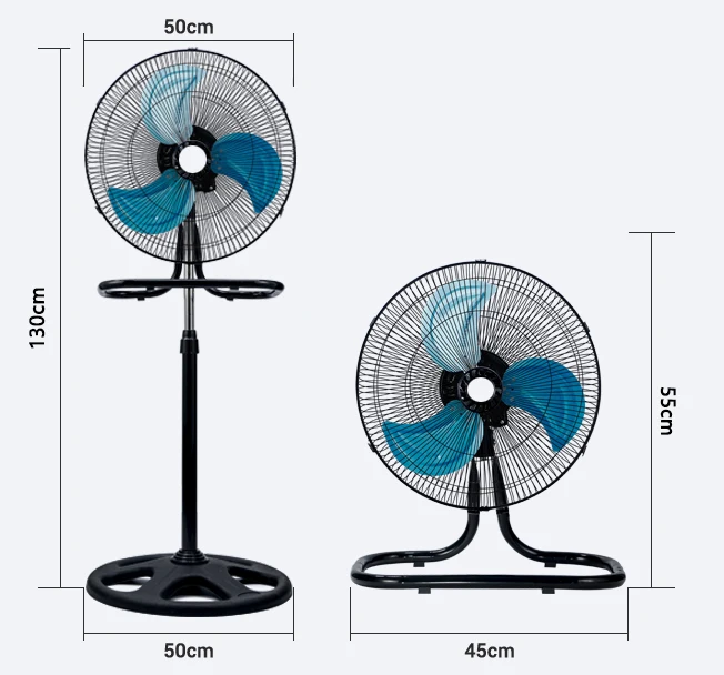 Cheap Price 3 In 1 Home Indoor Air Cooling Electric Pedestal Oscillation Fan 18 Inch Floor Standing Fan With Remote Control