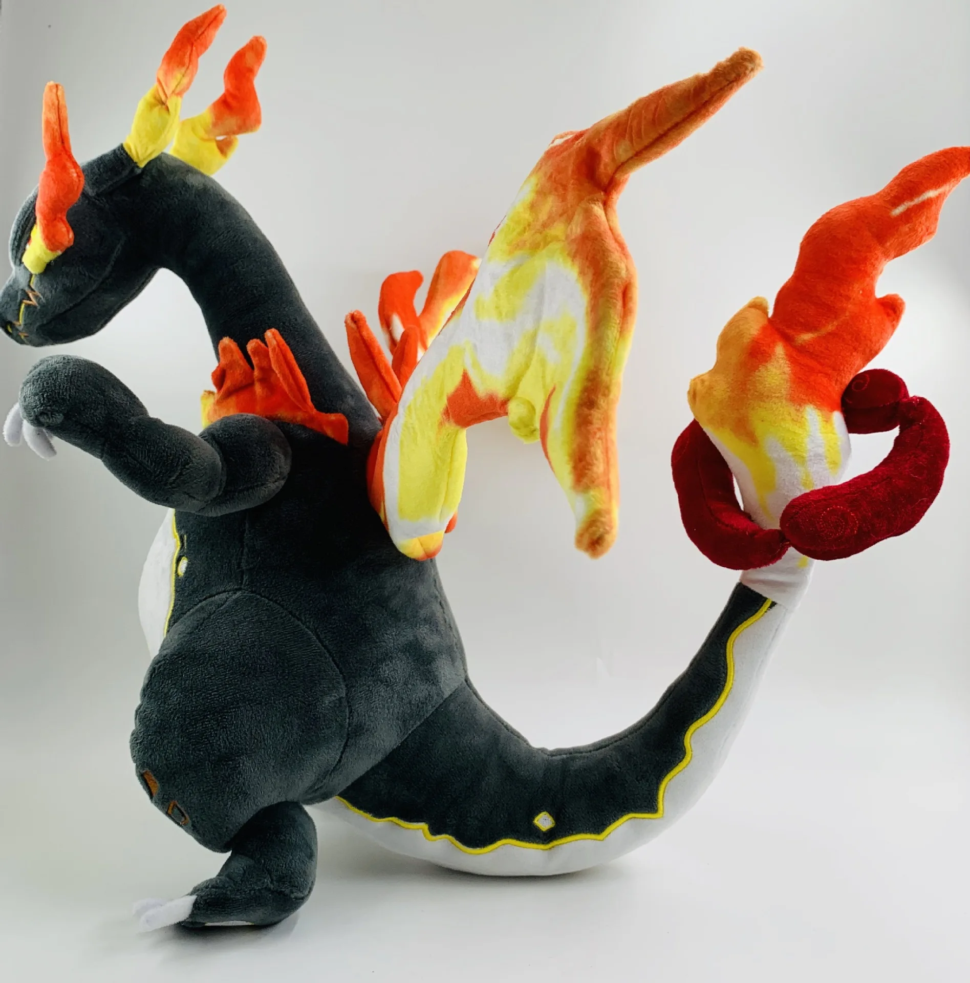 Pokemoned Plush Shiny Charizard Plush Toys Pokemoned X Y Fire Dragon Movies Posket Monster Pikachu Stuffed Toy for Kids Gift