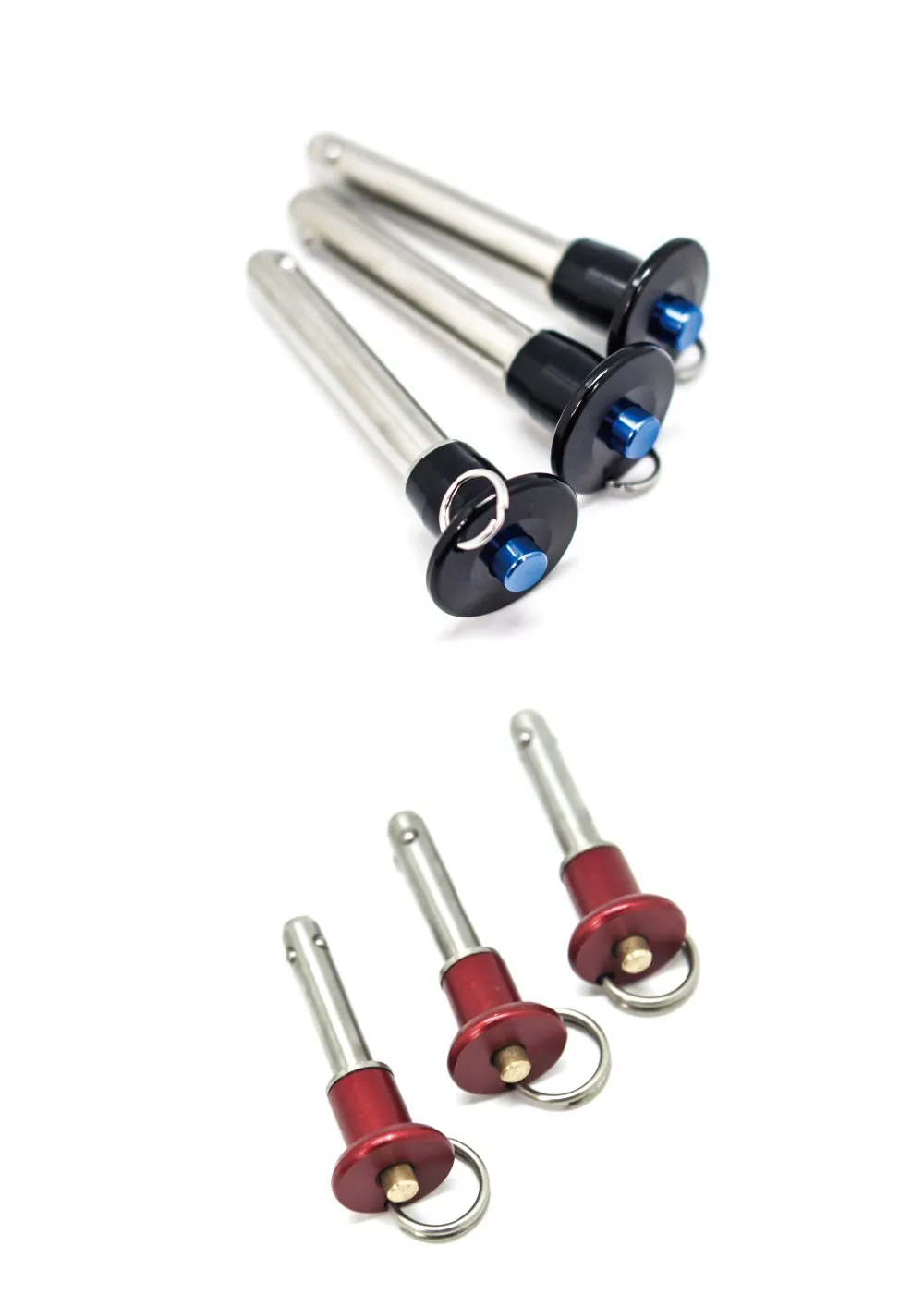 push button handle aircraft quick release ball lock pin auto lock