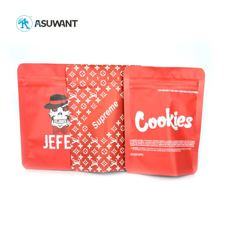 Printing Logo 7g 14g Eco Friendly Child Proof Nicotin Edible Candy Packing 3.5g Plastic Packaging Bag With Zipper