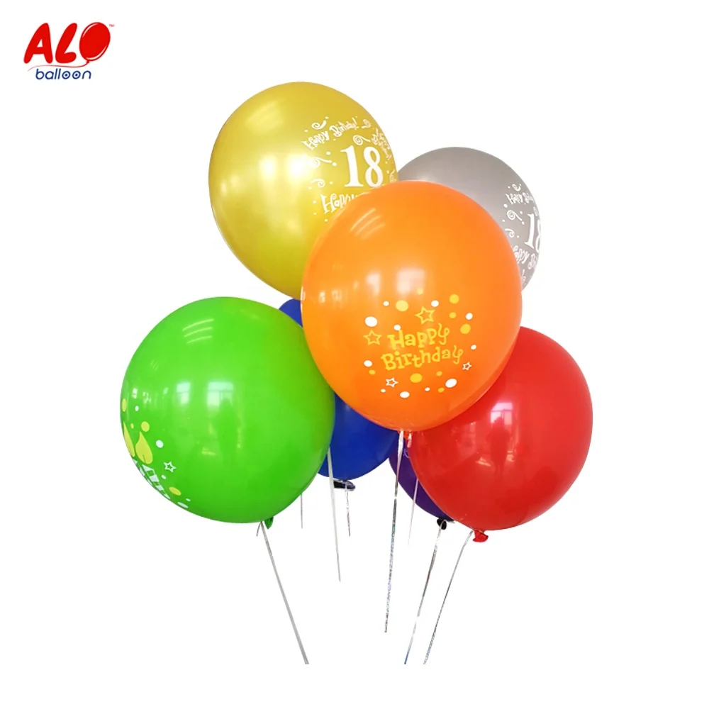 Inflatable Air Helium Floating Special World Party Balon Yay Football Snowflake Flag Printing Printed Latex Ballon Balloon