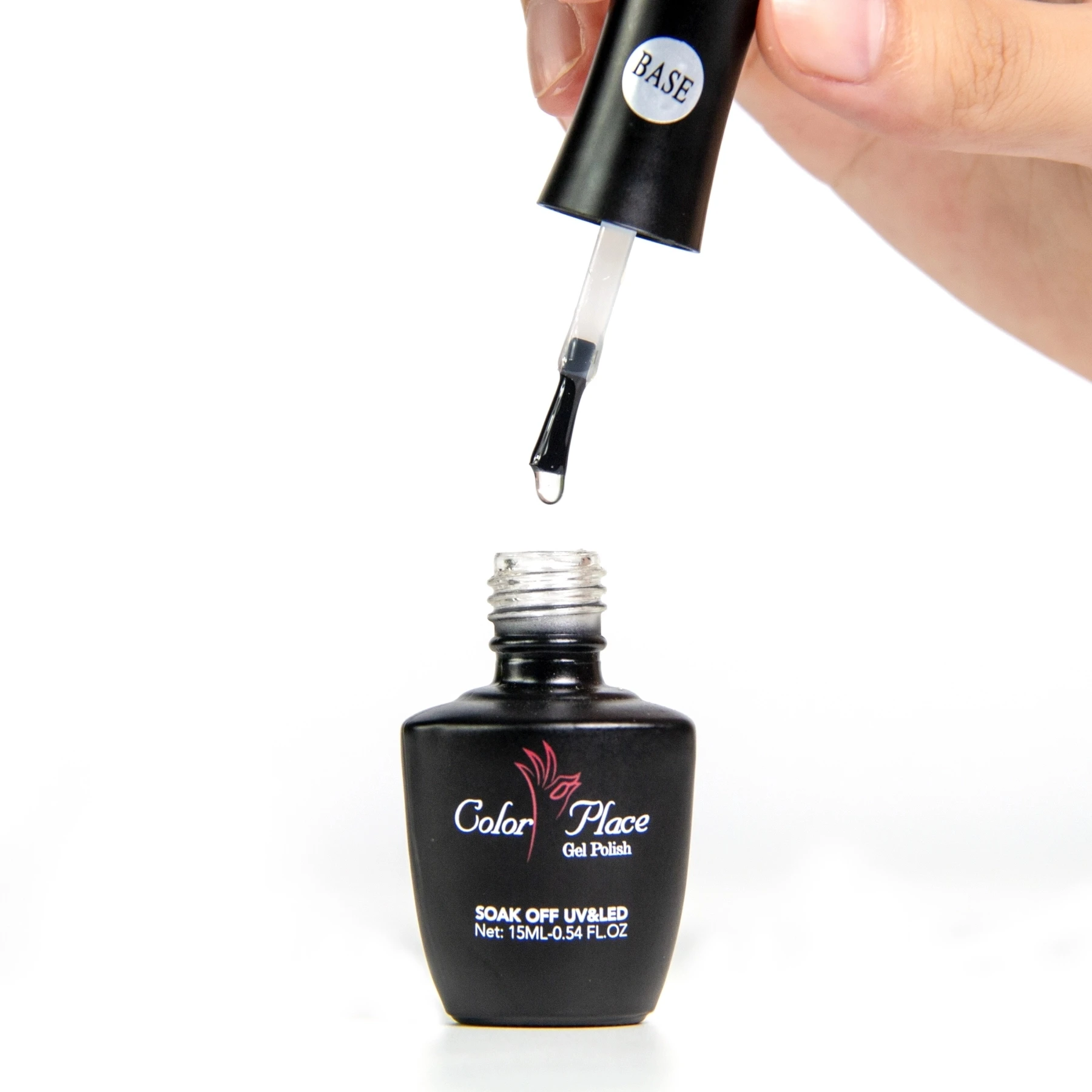 Goood Quality last 30days 15ml Base cheap gel polish no wipe Top coat gel polish