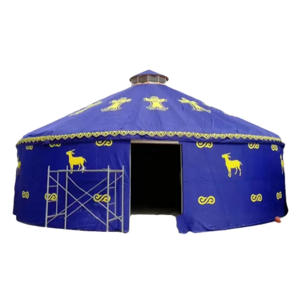 13M Large Mongolian yurt  dining outdoor holiday restaurant farmhouse mongolian yurt tent luxury yurt