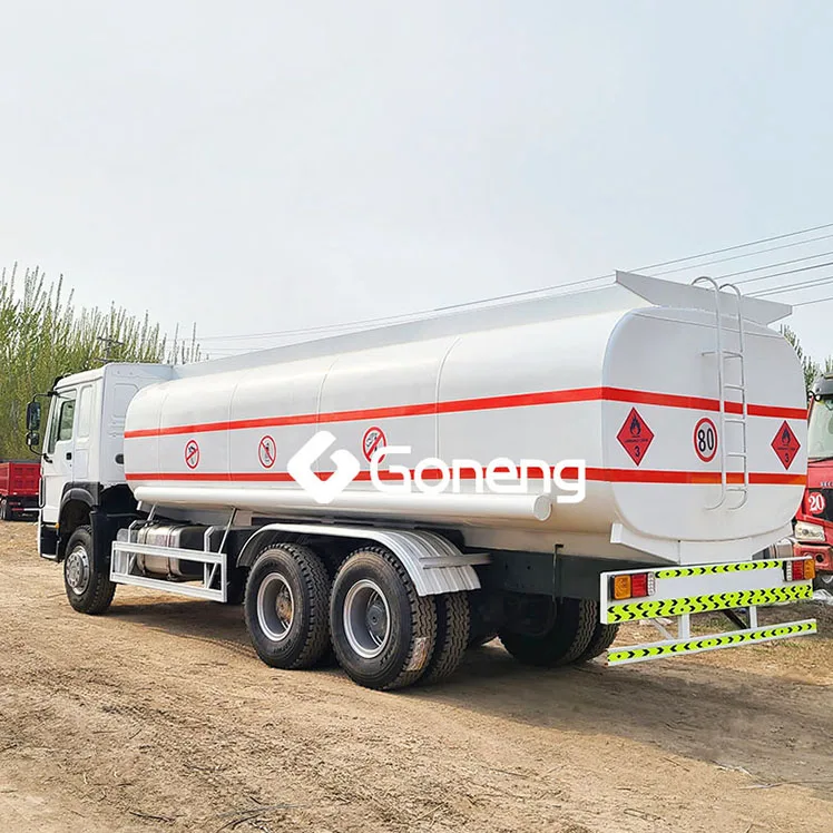 diesel tank truck howo dongfeng stock second hand fuel tanker truck 20000 liters 18000 litre