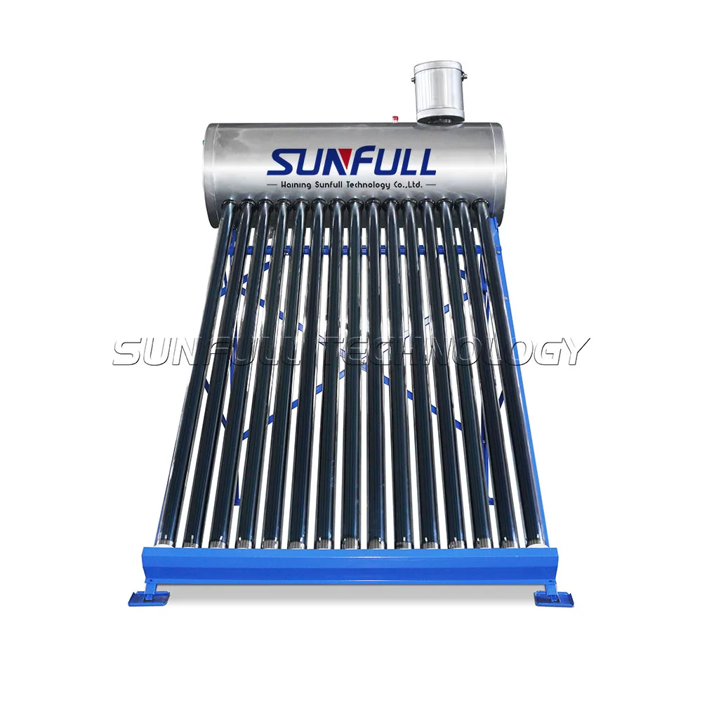 Copper Coil Solar Water Heater  Pre-Heated Heat Exchanger Solar Heater System