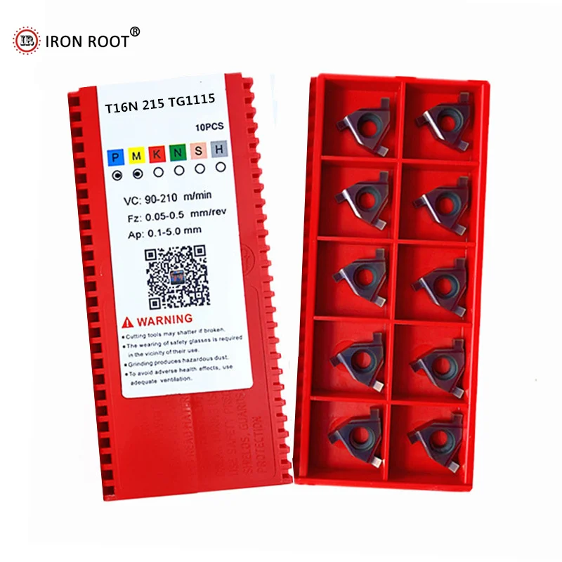 Carbide CNC turning tools lathe carbide grooving inserts tools T16N160-T16N300 TG1115