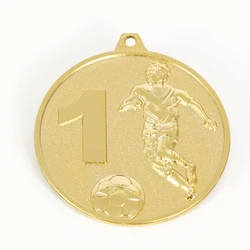 Cheap Award Football Metal Medals Iron Custom Soccer Medals And Trophies Sport Cut Out Medal