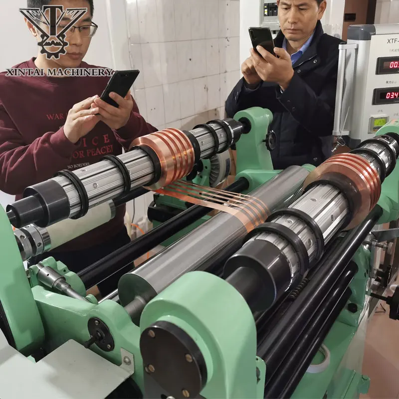 China Made Foil Strips Roll To Roll Slitter Rewinder Machine Mini Width 3mm Aluminum/Copper Foil Coil Automatic Wire Winder