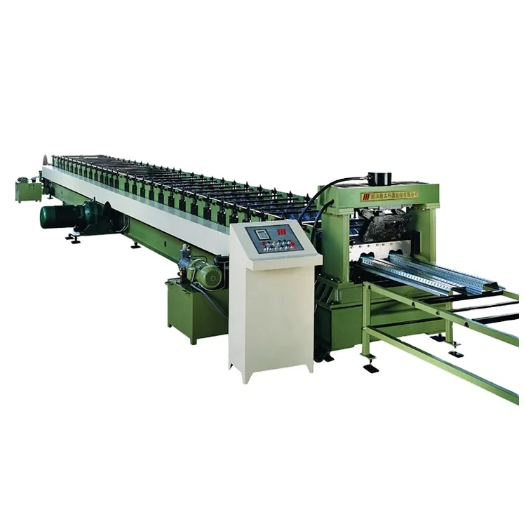 Industrial Aluzinc Steel Floor Deck Roll Forming Machine For High Steel Structure Buildings