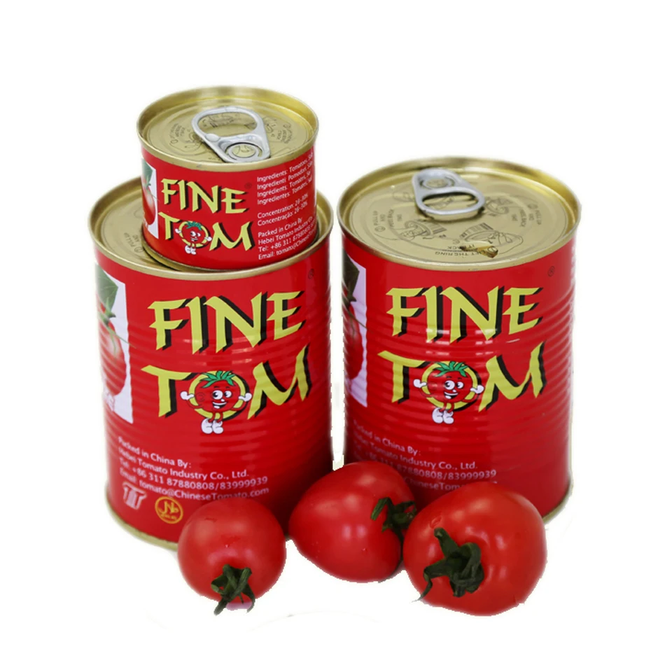 Canned Whole Peeled Tomato In Natural Juice canned tomato paste brix 28-30%