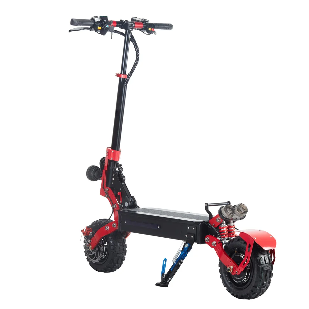 Two-wheel High Power Electric Scooters 1200W 48V 11inch 15.6ah 70km/h Handle Folding For Adults