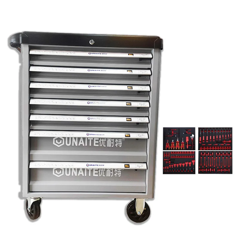 98pcs New energy Car Insulation  Repair tools set with trolley Car Maintenance mechanical  tools