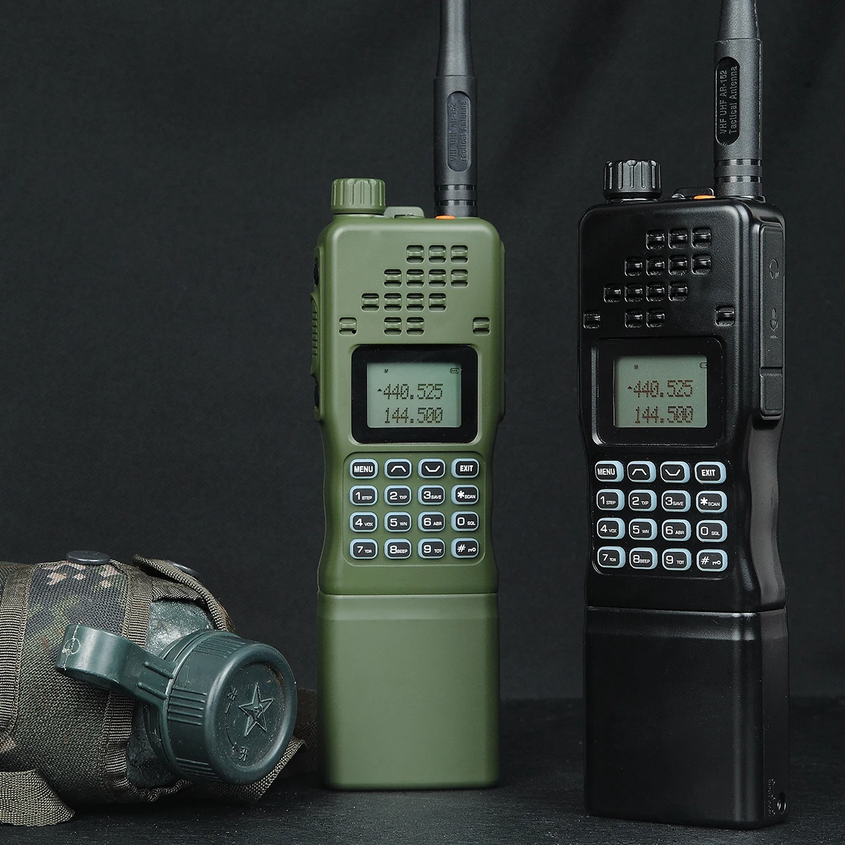 Baofeng AR-152 Walkie Talkie Dual Band 136-174/400-520MHz Ham Radio 15W Powerful 12000mAh Tactical Game AN /PRC-152 Radio